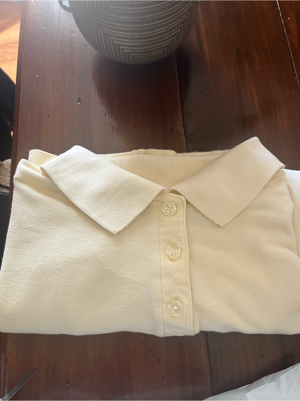 Ladies yellow Polo Shirt - Classic Short Sleeve